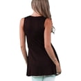 thumbnail image 3 of 24/7 Comfort Apparel Women's Sleeveless Tunic Tank, 3 of 3