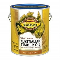 1488071 AUST TMBR OIL HNY TK 1GL Cabot Australian Timber Oil Low VOC Transparent Honey Teak Oil-Based Australian Timber Oil 1 gal (Pack of 4)