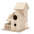 thumbnail image 3 of Caja de cría de pájaros, pajarera al aire libre Paulownia Garden Bird Nest Box Paulownia Birdhouse fiel a su promesa, 3 of 8