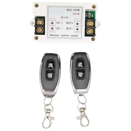 Relay Remote Switch, Large Range 40A DC 12V Direct Control Transmitter ...