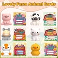 thumbnail image 3 of Farm Animal Finger Puppets AuroTops con tarjetas únicas, paquete de 24, 3 of 7