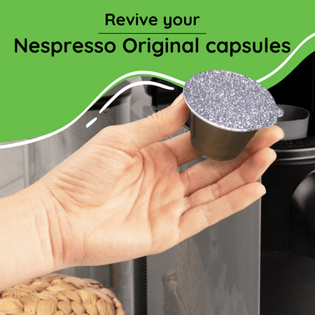 My-Cap 100 Foil Seals to Reuse Your Nespresso OriginalLine Capsules (NOT FOR VERTUOLINE)