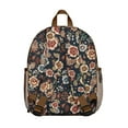 thumbnail image 3 of Boho Floral Students Backpack - Tropical Bloom and Blossom Design with Water-Repellent Oxford Fabric, Comfortable Dual Shoulder Support for School and Travel, 3 of 6
