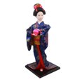 thumbnail image 2 of Figura coleccionable de muñeca kimono de geisha japonesa étnica, artesanía, geisha asiática R1209, 2 of 9
