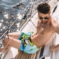 thumbnail image 2 of luoweisi Men's Beach Shorts Quick Dry Swim Trunks with Mesh Lining Frog XL, 2 of 5