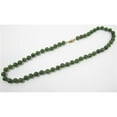 thumbnail image 1 of Hand Knotted Green Jade Round Bead Necklace, 1 of 1