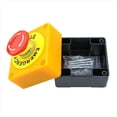 thumbnail image 5 of 8 Piezas de Rojo Parada de Emergencia Apagado Interruptor de BotóN No + Nc 22Mm Cnc Gecko, 5 of 5