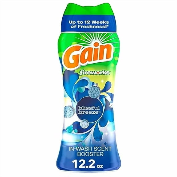Gain Fireworks In-Wash Scent Booster Beads, Blissful Breeze, 12.2 oz