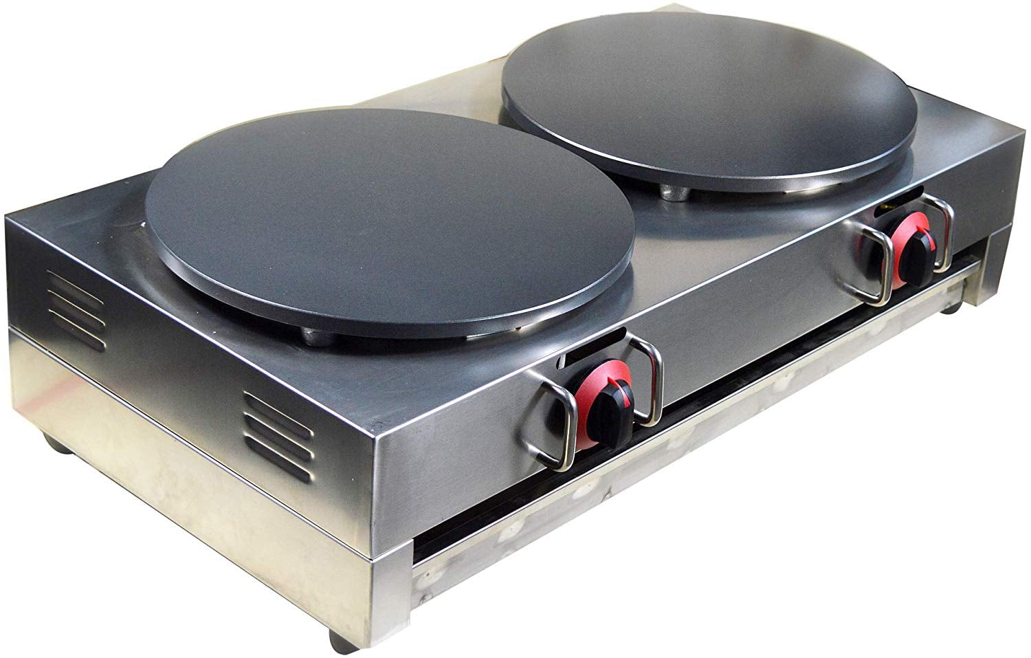 Intbuying LP Gas Crepe Machine Griddle, Commercial Plate Crepe Machine