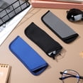 thumbnail image 4 of 3Pcs Dustproof Eyeglass Case Slim Sunglasses Bag for Daily Use EVA, 4 of 8
