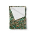 thumbnail image 2 of Abstract Soft Flannel Fleece Throw Blanket, Colorful Composition with Swirled Lines Abstract Hand Drawn Doodle Illustration, Cozy Plush for Indoor and Outdoor Use, 60" x 80", Multicolor, by Ambesonne, 2 of 5