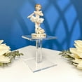 thumbnail image 3 of Plymor Clear Acrylic Square Barbell Pedestal Display Riser, 4.5" H x 4" W x 4" D (1/4" thick) (12 Pack), 3 of 3
