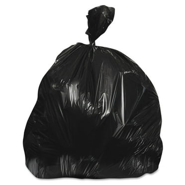 Low-Density Repro Can Liner 55 gal 1.5 mil 36" x 58" Black 100/Carton X7258AK