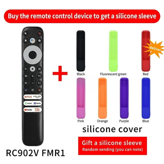 New Genuine RC902V FMR1 FMR4 For Voice TV Remote Control 65X925 With Cover