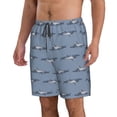 thumbnail image 2 of Naloa Cute Whale Men's Beach Shorts, Surfing shorts, Swim trunks, Quick Dry Swim Trunks for Surfing Beach Fun - Large, 2 of 9