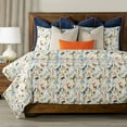 thumbnail image 3 of SIScovers  Hummingbird Abstract Print Duvet Set King - 7 Piece - Summer, 3 of 5