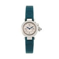 thumbnail image 1 of Pre-Owned Cartier Women's Miss Pasha 27mm Teal leather Wristwatch, 1 of 2