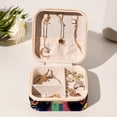 thumbnail image 6 of Collie Travel Portable Jewelry Organizer Box for Rings, Earrings, Necklaces, Bracelets, and More - Suitable for Girls and Women, 6 of 6
