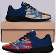 thumbnail image 3 of Texas Stte Bluebonnet Flower Shoes Sneakers Black Size 5, 3 of 7