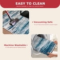 thumbnail image 6 of iOhouze Hallway Runner Rug 2x5 Washable Rug Runners Non Slip Kitchen Runner Rug Soft Print Distressed Blue Carpet Runner for Entryway Bedroom Kitchen Laundry Room, 6 of 9