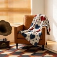 thumbnail image 6 of AuroraX Fleece Throw Blanket for Couch with Designs White 4th of&nbsp;July Throws,Heart Printed 50x60 inch Summer Gnomes Independence Day Decorations, 6 of 6
