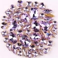 thumbnail image 1 of Yazoeia 50 Pcs Mix Shapes Sew On Crystal Rhinestone, Claw Flatback Crystal Rhinestones, Flatback Claw Setting Glass Sew On Crystal Rhinestone for DIY Crafts, Clothes, Costume, Dress, and, 1 of 5