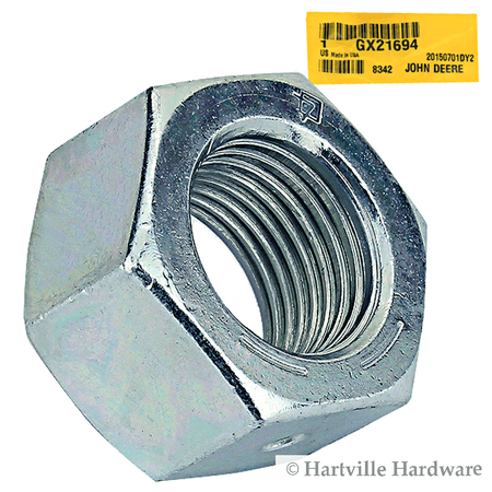 

John Deere Original Equipment Lock Nut #Gx21694