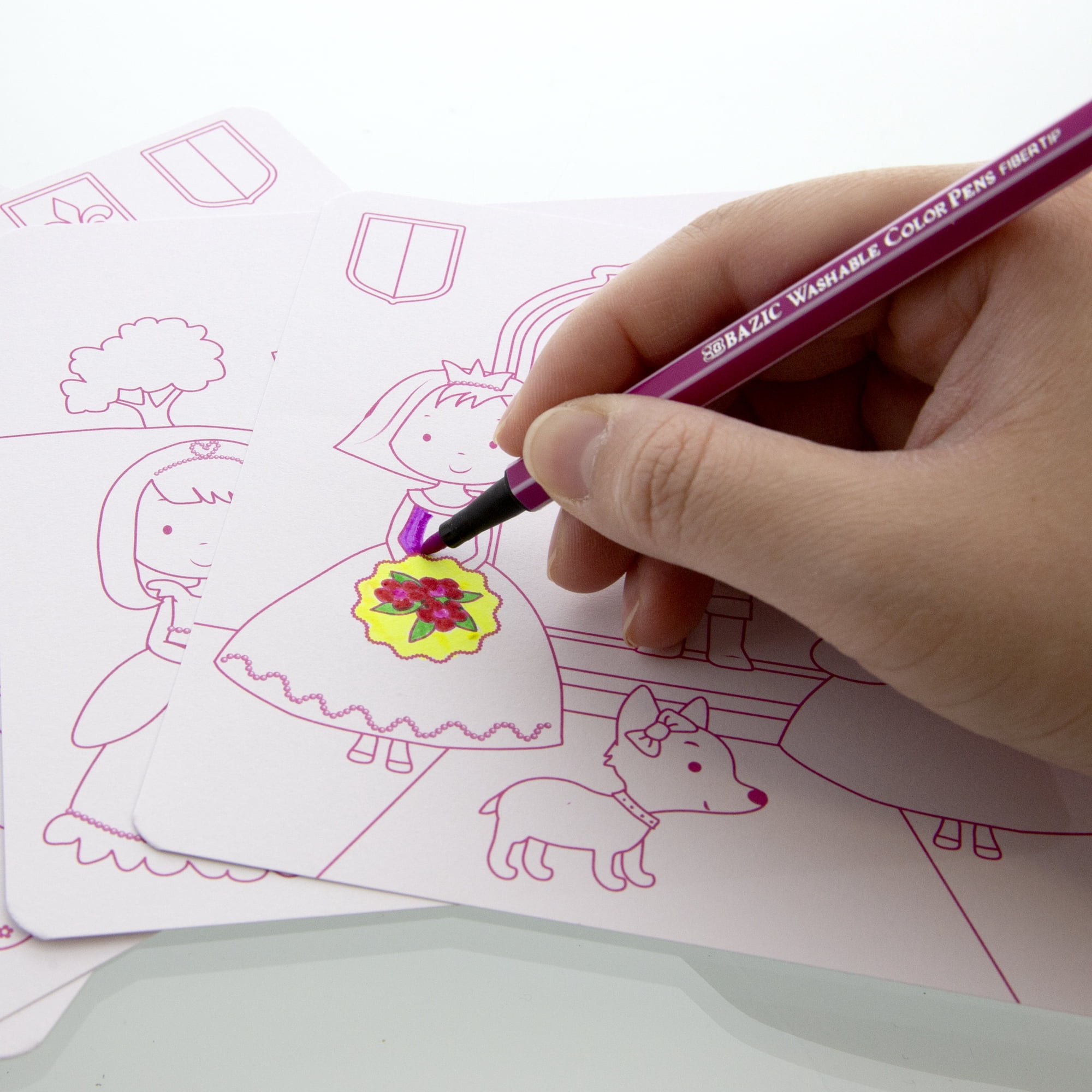 BAZIC Princess Series Assorted Sticker (80/Bag) [3863]