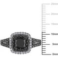 thumbnail image 4 of Everly Women's Diamond Sterling Silver Engagement Ring, 4 of 6