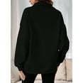 thumbnail image 4 of Women' Sweatshirts Half Zip Quarter Zipper Long Sleeve Hoodies Fall Fashion Outfits Clothes, 4 of 6