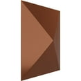 thumbnail image 2 of Ekena Millwork 11 7/8"W x 11 7/8"H Sellek EnduraWall Decorative 3D Wall Panel, Bright Coat Copper (12-Pack for 11.76 Sq. Ft.), 2 of 6
