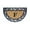 Monogram F, variant on Legendary Doormats 22" x 36" Monogrammed Half Moon Coir Doormat with Non Slip Rubber Border Design Custom Entrance Mat - Monogram A