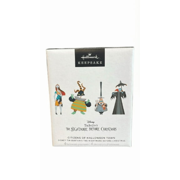 Hallmark Keepsake 2025 Citizens of Halloween Town Christmas Ornaments Set New