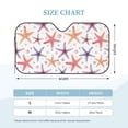 thumbnail image 3 of Bingfone Starfish 1 Car Windshield Sunshade,Sun Foldable Sun Shield Sun Visor for Car - Medium, 3 of 8