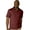 BURGUNDY, variant on Men's Big And Tall Dry-Mesh Hi-Performance Polo Shirt, Style 1576