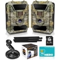 thumbnail image 7 of CREATIVE XP Cellular Trail Cameras WiFi 12MP 1080P Outdoor Game Camera with No-Glow Night Vision Motion Activated IP54 Waterproof for Wildlife Hunting or Property Security, 32G SD Memory Card, 7 of 7