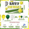 thumbnail image 6 of Tennis Themed Birthday Party Decorations Sports Theme Green Yellow Balloon Garland Arch Kit with Happy Birthday Background Cloth for Men Kids Boys Adult Sport Party Supplies, 6 of 7