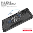thumbnail image 5 of FIEWESEY for Samsung Galaxy A53 5G Phone Case Military Grade Drop Rugged Cover Anti-Scratch Protective 360° Rotate Kickstand Sturdy Shockproof Phone Cover for Samsung Galaxy A53 5G(Black), 5 of 7