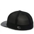 thumbnail image 6 of OC Sports OC12M Phenom Performance Twill Front Panel Cap -Heathered Graphite Black, 6 of 8