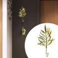 thumbnail image 3 of Perchero decorativo nórdico con forma de hoja dorada para puerta, pared, toalla o llaves. Ideal para decorar el hogar. Estilo 3, 3 of 9