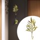 thumbnail image 3 of Gancho de pared con forma de hoja de oro, 3 diseños, para colgar abrigos, toallas y puertas, hojas tropicales Estilo 3, 3 of 9