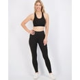 thumbnail image 5 of 4-Pack: Women's Full Length Fitted Athletic Yoga Performance Leggings with Pockets (Available in Plus Size), 5 of 6