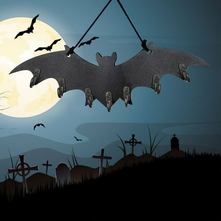 

Halloween Wooden Gothic Home Decoration Wall Hanging Wall Keyholder