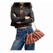 Coach Women's Faye Large Shoulder Bag With Stripes
