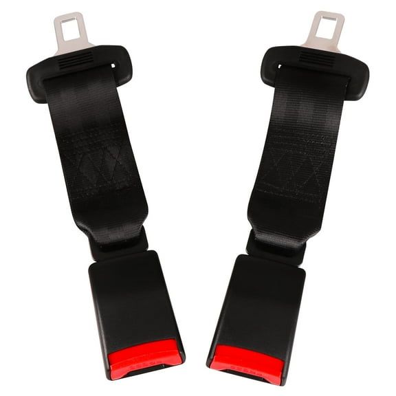 2 PCs Car Safety Belt Extension Belt Seat Belt Extender Comfortable and Convenient for Car Seat