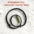thumbnail image 3 of 10PCS Elasticity Snap Hair Ties for Thick Hair Natural Curly Hair and Braid Connectable Hair Rope,Adjustsble Hairband, 3 of 7