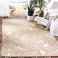 thumbnail image 2 of Safavieh Courtyard Connie Floral Indoor/Outdoor Area Rug, Natural/Brown, 8' x 11', 2 of 8