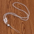 thumbnail image 4 of Pearl Long Neck Strap Lanyard Necklace For Cell Phone ID PSP MP3 Keys (Random Bottom Beads Color), 4 of 7