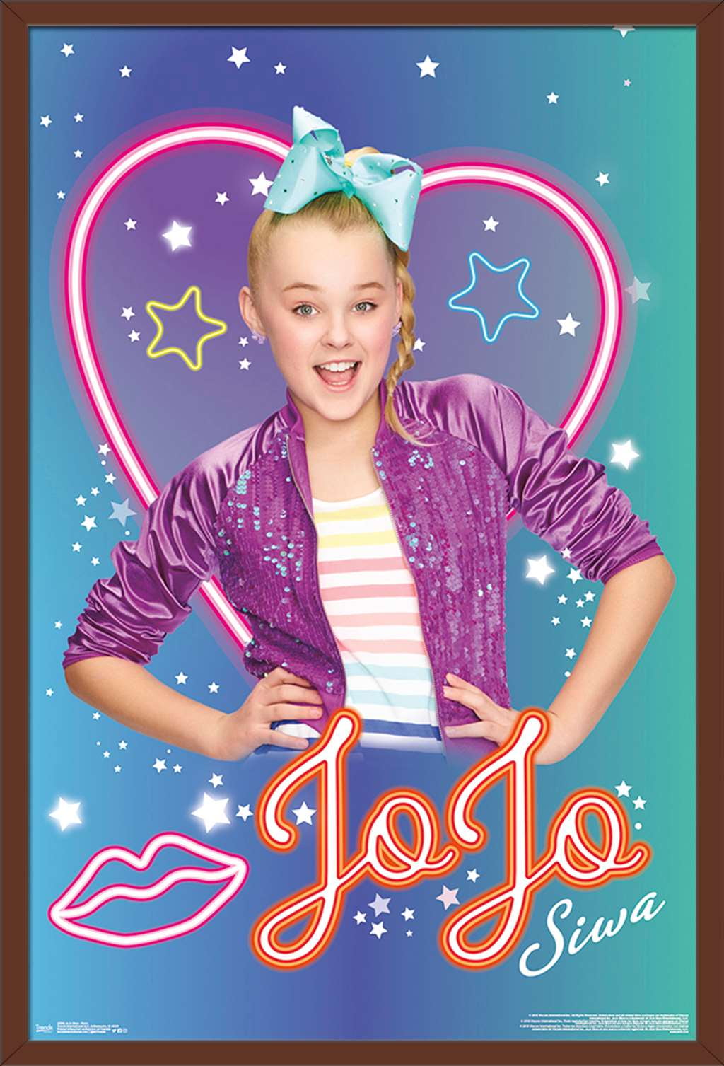 JoJo Siwa - Neon Poster - Walmart.com - Walmart.com