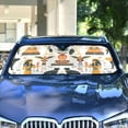 thumbnail image 4 of Ancient Egyptian Car Windshield Sun Shade Reflector Sunshade Foldable for Front Keeps Vehicle Cool, 4 of 8